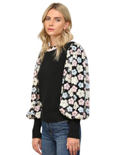 Load image into Gallery viewer, Floral Sequin Sweater