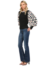 Load image into Gallery viewer, Floral Sequin Sweater